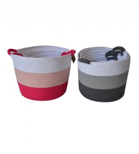 Cotton Rope Storage Basket JF23335