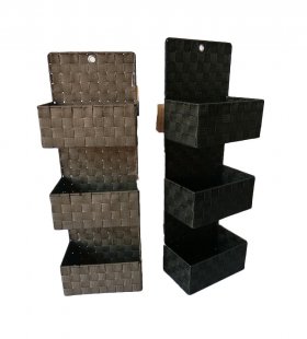 Hand Woven PP Storage Basket JF51644