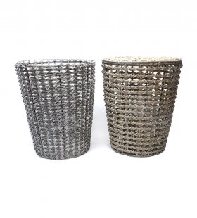 Hand Woven PP Laundry Basket JF51743-51744