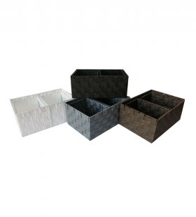 Hand Woven PP Storage Basket JF51650