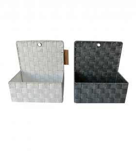 Hand Woven PP Storage Basket JF51646-1-2