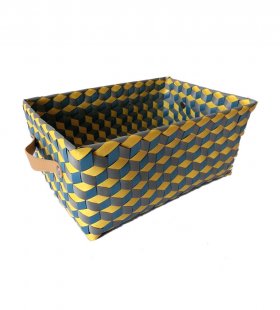 Hand Woven PP Storage Basket JF51658