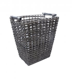 Hand Woven PP Laundry BasketJF51746
