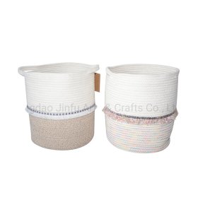 Cotton Rope Storage Basket JF23398