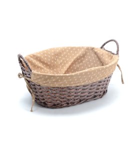 Hand Woven PP Bread Basket JF51707