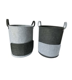Felt Laundry Hamper JF43954